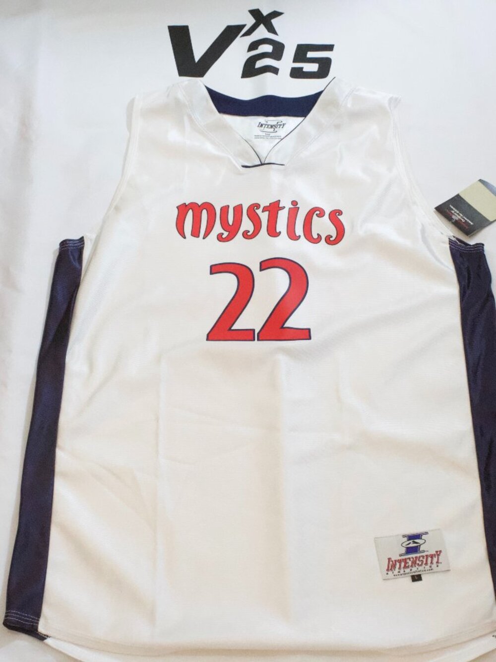 NEW Men's Mystics Sonia Citron White Jersey Size Large